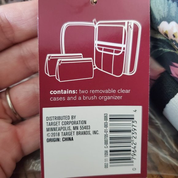 Sonia Kashuk 3 Piece Beauty Organizer Makeup Cosmetic Bag - Picture 3 of 3